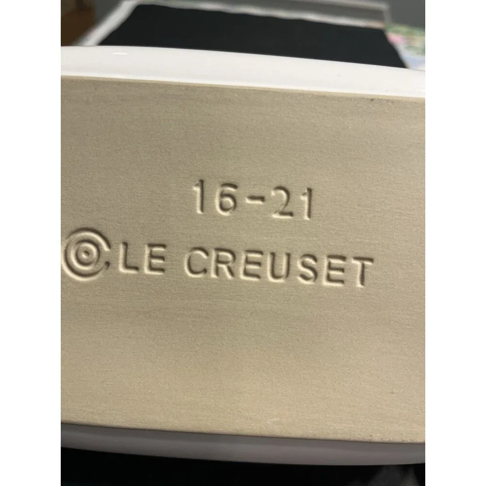 LE CREUSET Stoneware Rectangular & Oval Baking Dish Cotton White New